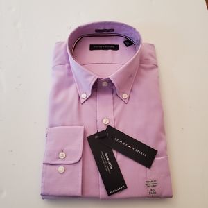 Tommy Hilfiger Men's long sleeve button down dress shirt size 16 1/2